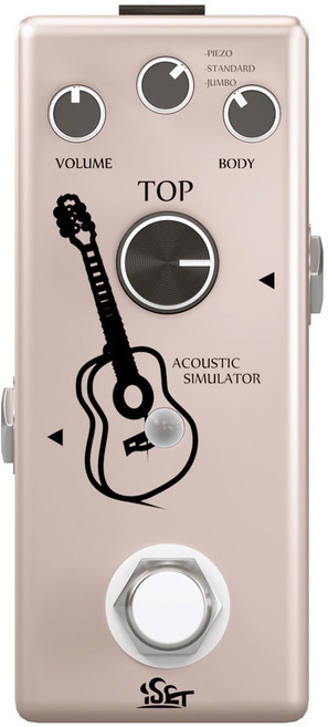 ISET PD-13 AC 스테이지 기타 이펙트 페달 일렉트릭 기타 베이스용 아날로그 어쿠스틱 페달 트루 바이패스, 01 ISET AC STAGE