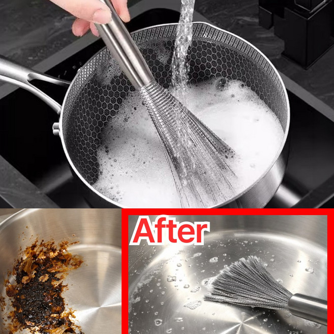 비에뜨 스테인리스 냄비 설거지솔 세척 브러시 틈새솔, 1개, 세척솔