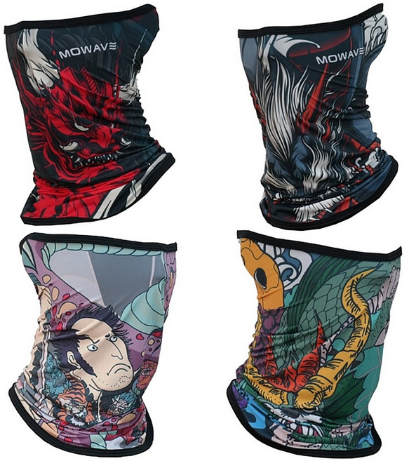 [국내제작]모와비 아스킨 냉감소재 여름 버프 쿨넥워머 목토시 멀티스카프 쿨마스크 쿨스카프 바라클라바 자외선차단 두건 오토바이 낚시 사이클, 쿨넥워머 용신