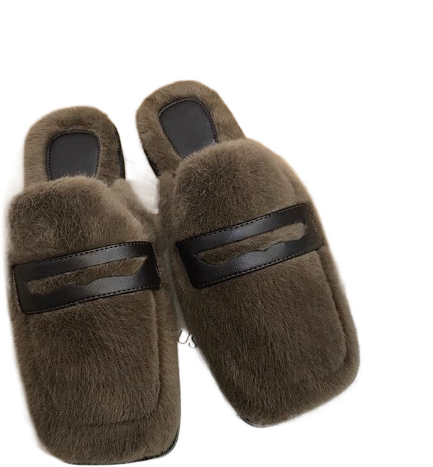 추동 여성 뽀글이 반슬리퍼 랩슬리퍼 셀럽당 K0231