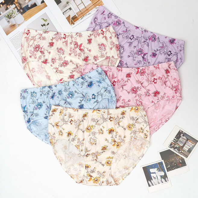 순면100% 여자 맥시팬티 5매입세트