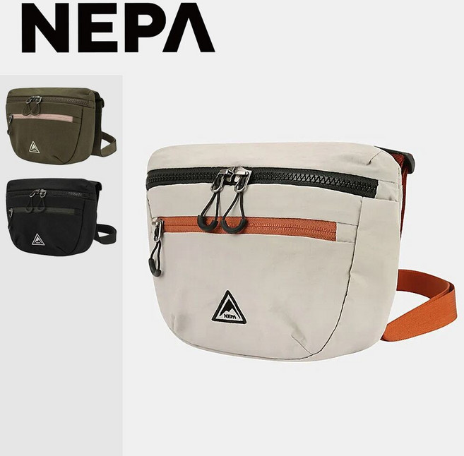 [정품 AS가능] [부산점] 네파 MELLY 멜리 크로스백 7JE7524 등산 가방, FREE, BLACK(C01), 1개