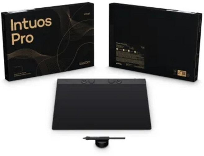 WACOM Intuos Pro Large 專業繪圖板 (PTK870K0C) 專業繪圖工具, Black, PTK870K0C