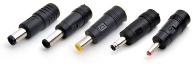 삼성전자 LG 한성 HP 델 레노버 아수스 MSI 기가바이트 노트북용 5종 젠더 아답터 세트, 1개