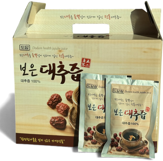 보은아랑농원 대추즙 무설탕 무첨가물 농가 직배송, 50개, 110ml