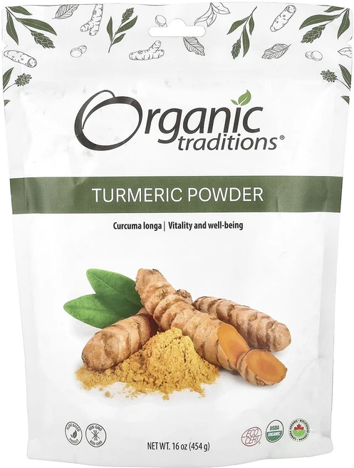 새해 첫좋은선물 Organic Traditions 강황 분말 454g(16oz) 제대로 할인합니다, OrganicTraditions강황분말454g16oz, 454g, 1 - 쿠팡