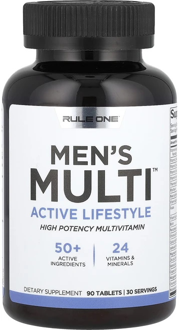 행복하고 건강하게 Rule One Proteins Men's Multi™ 액티브 라이프스타일 90정 백년회로하세요, RuleOneProteinsMensMulti액티브라이프, 1개 - 쿠팡