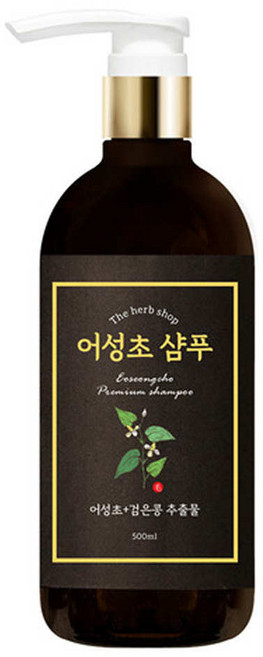 더허브샵 어성초 샴푸, 1개, 500ml