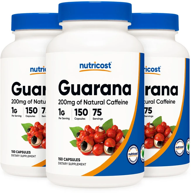 뉴트리코스트 과라나 1000mg 150캡슐, 3개, 단품, 150정 - 쿠팡