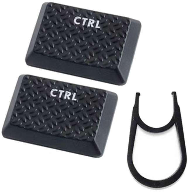 텍스처 촉구 백라이트 키 캡 Ctrl 키 교체 G915 \ G913 G815 \ G813 \ TKL RGB 기계식 키보드와 호환됩니다., Black