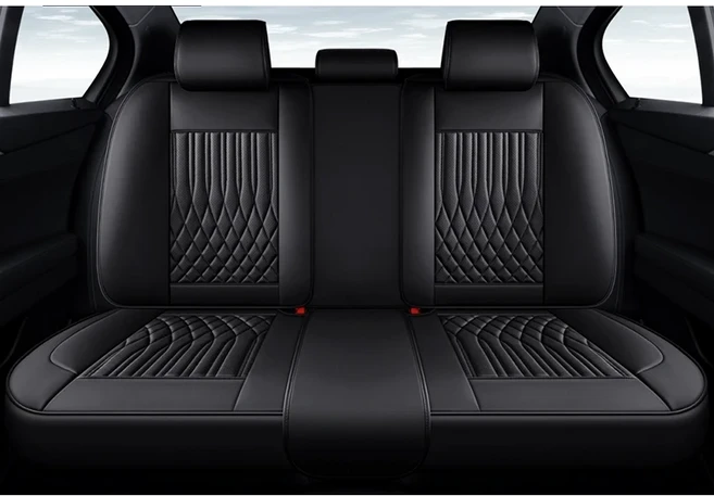 카시트커버 자동차 차량용 방석 가죽 교체 시트커버 보호매트 SF-880 앞좌석 1SET, SF-880 뒷좌석1SET, 1개, 블랙