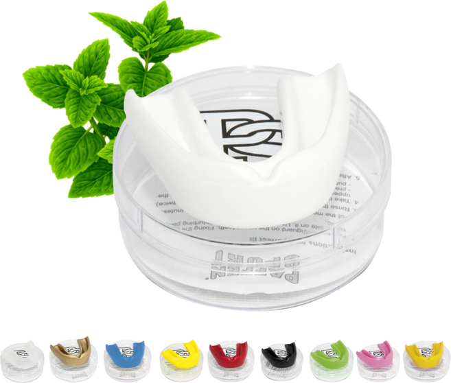 복싱마우스피스 독일 파펜 가드 MMA 헬스 주짓수 링사이드코리아, 흰색, 1개