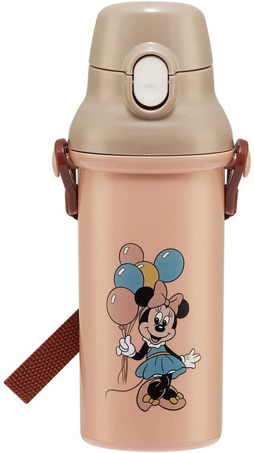 디즈니 미니마우스 물통 480ml 원터치 어깨끈 포함 항균
