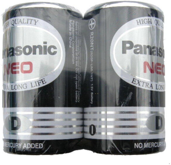 Panasonic 國際牌 1號碳鋅電池, 1套, 2個裝
