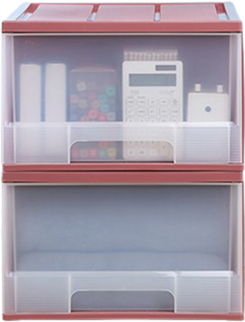 KEYWAY 聯府 抽屜整理箱50L K099 抽屜收納 衣物整理, 紅色2入, 2PIECE