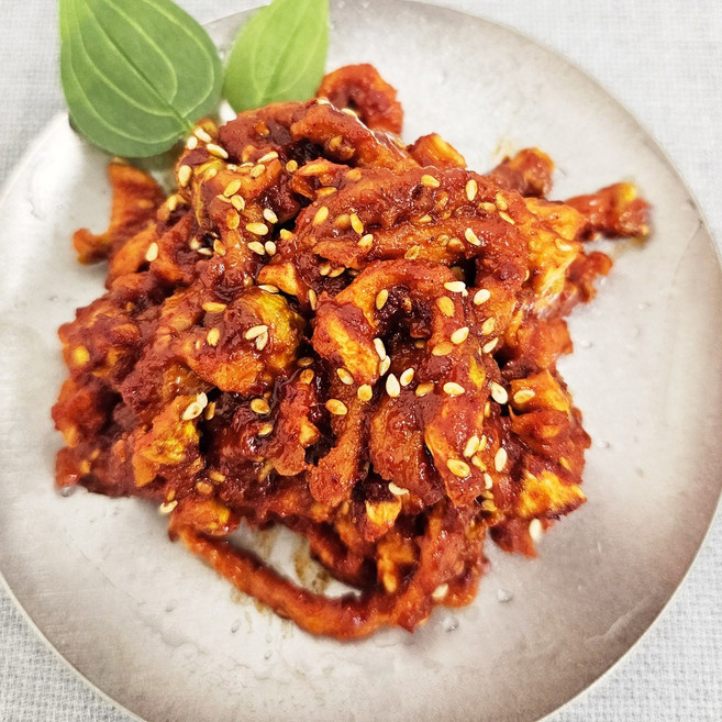 국내산 제주 월동무 무말랭이 무침, 1개, 500g