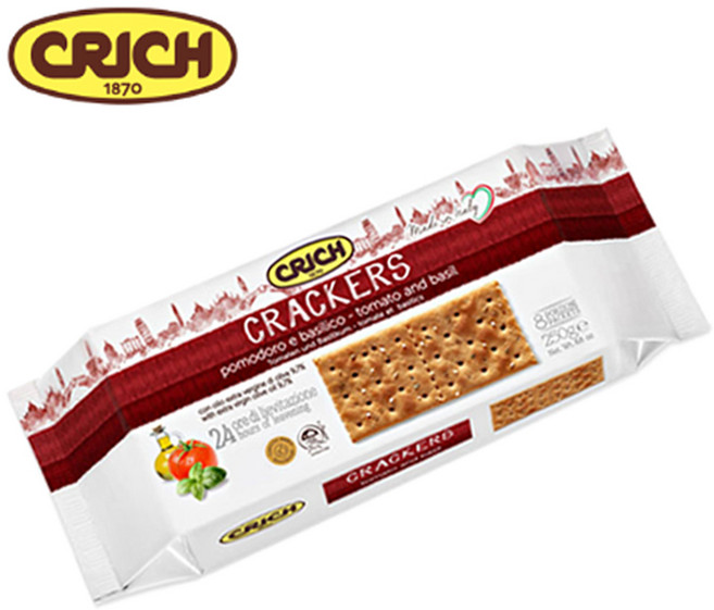 크릭 토마토 앤 바질 크래커, 250g, 4개