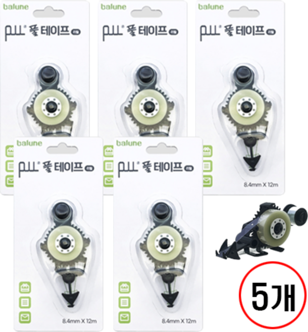 바르네 풀테이프 BGT-0180R, 5개, 리필