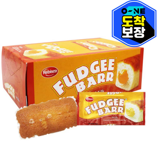 레비스코 퍼지바 밀크 과자케이크, 38g, 24개