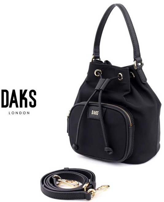 [백화점 선물포장] 닥스 버킷백 여성 명품 나일론 가벼운 복조리 핸드백 가방 655