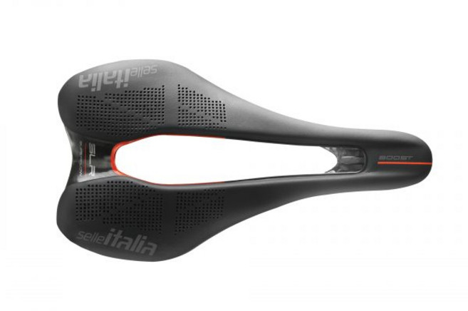 Selle Italia SLR Boost Kit Carbonio SuperFlow 碳纖維座墊, 1個, L(145 × 248 mm)