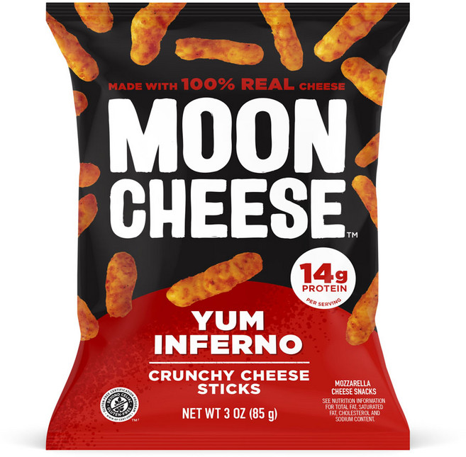문치즈 얌 인페르노 크런치 치즈 스틱, 1개, 85g