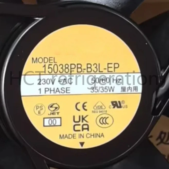 신제품 오리지널 15038PB-B3L-EP 230V 35W 팬, 01 15038PB-B3L-EP