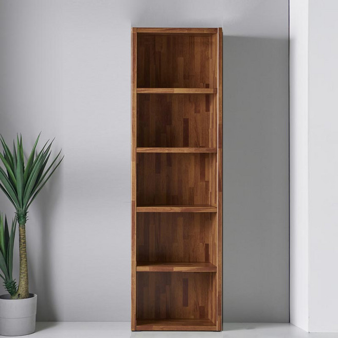 모던 5단 1200mm 서재 엔틱 빈티지 책장 멀바우