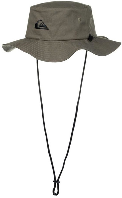 Quiksilver 남성용 Bushmaster 자외선 차단 플로피 바이저 버킷 모자 휘장 블루