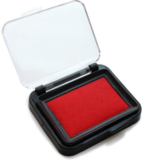 VIC 국산 사각인주 원터치 도장 스탬프, 1개