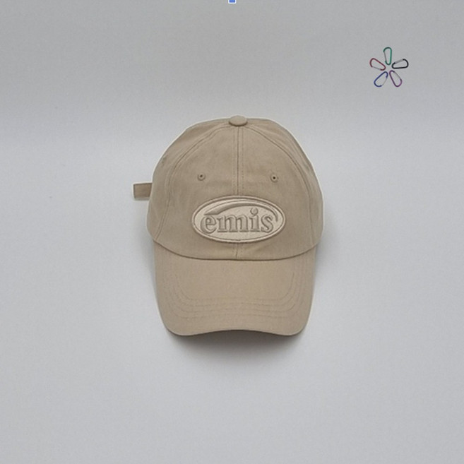 [국내 매장 정품 ] 이미스 모자 톤온톤 와펜 볼켑 베이지 + 카라비너