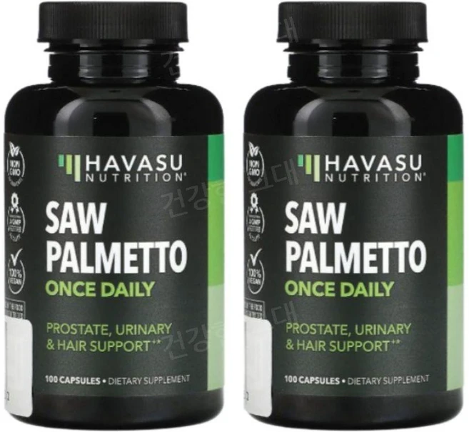 하바수뉴트리션 소팔메토 쏘팔메토 100캡슐 2개 SawPalmetto, 100정 - 쿠팡