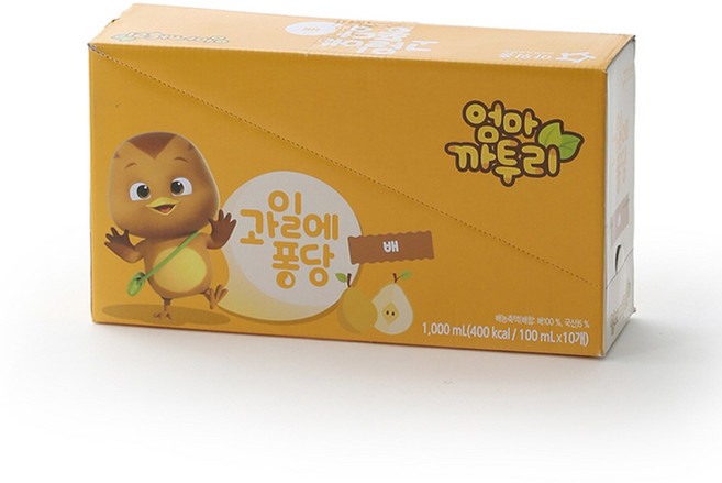아워홈 엄마까투리 과일에퐁당 배, 1박스