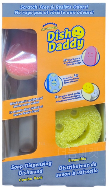 디쉬 대디 핸들1 수세미 6개 스크럽대디 코스트코, 1개, 6개입