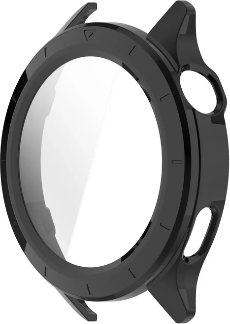 PC 케이스 및 강화 유리 액세서리 샤오미 워치 S4 보호대 범퍼 긁힘 방지, 01 For Xiaomi Watch S4, 05 Black
