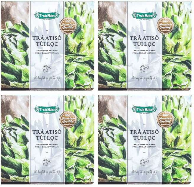 베트남 랑팜 타이바오 아티초크차 아티소티백, 4개, 60개입, 120g, 120g