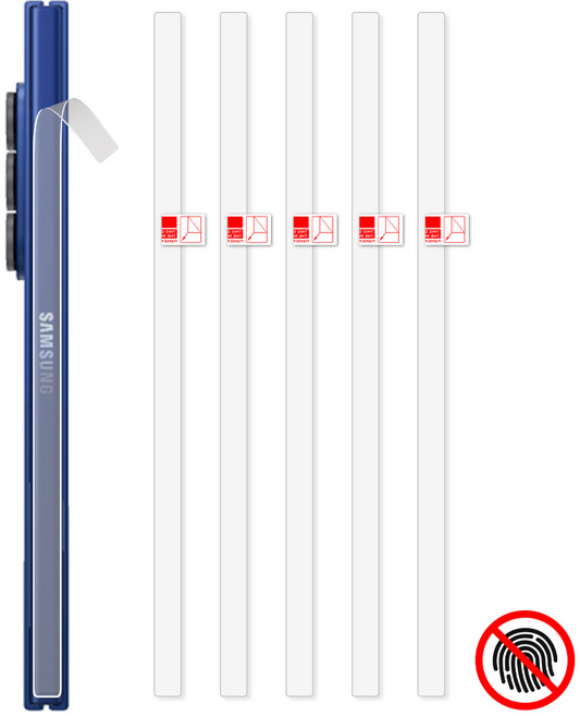 폴드 우레탄 지문방지 힌지 보호필름, 6개