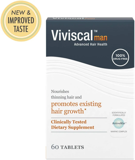Viviscal 남성 모발 영양제 콜라겐 복합체 60정, 1개 - 쿠팡