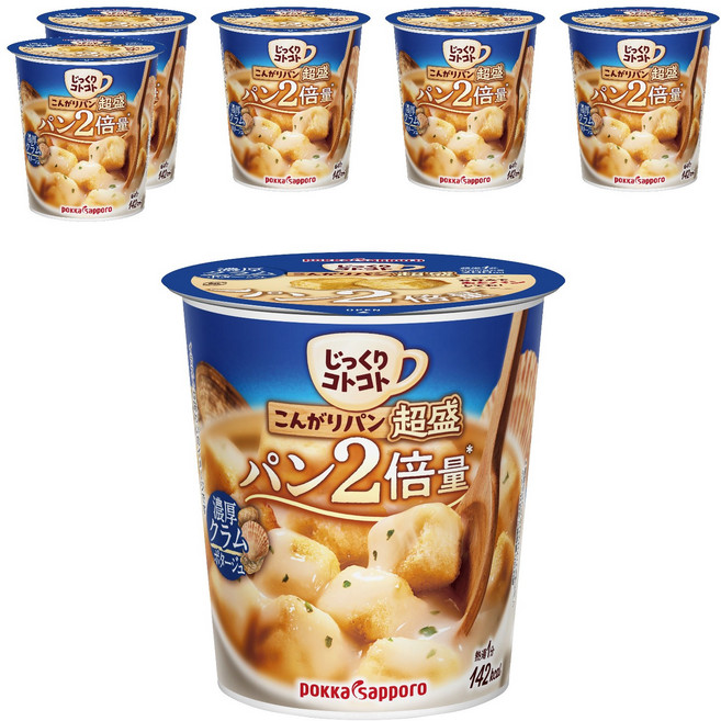 pokka sapporo 慢火熬煮金黃香濃貝果杯, 6個, 200ml