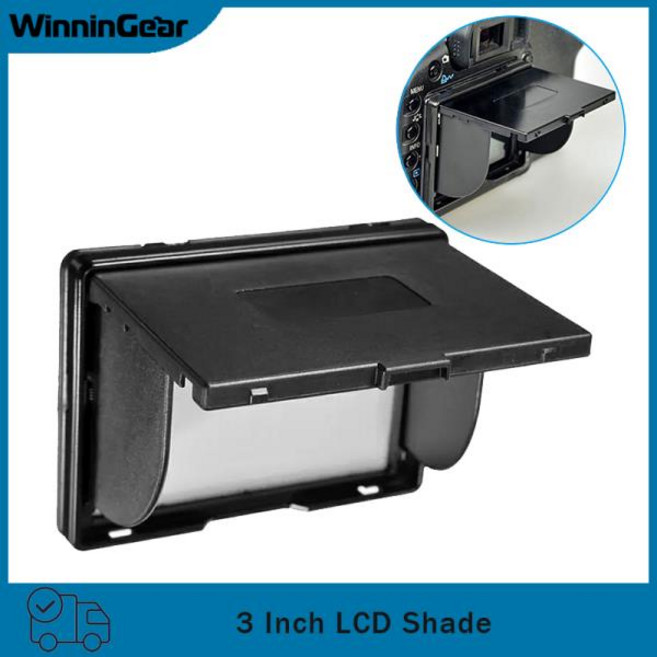 LCD 쉐이드 DSLR 카메라 스크린 보호대 범용 분리형 팝업 후드 3 인치, 01 KOREA, 1개