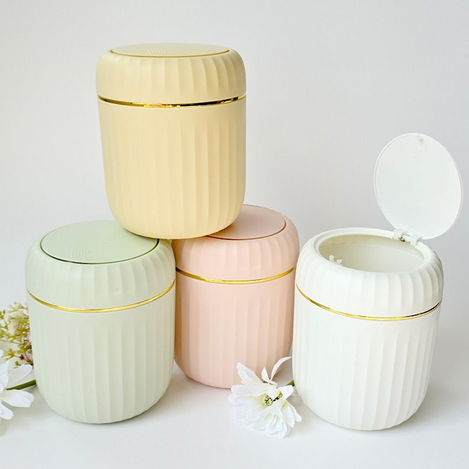 리미시아 원터치 미니 휴지통, 핑크, 1개