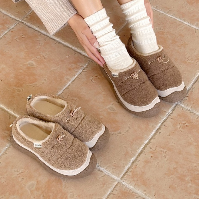 슈뿐 따뜻한 기모 안감 뽀글이 퍼 블로퍼 겨울 털슬리퍼