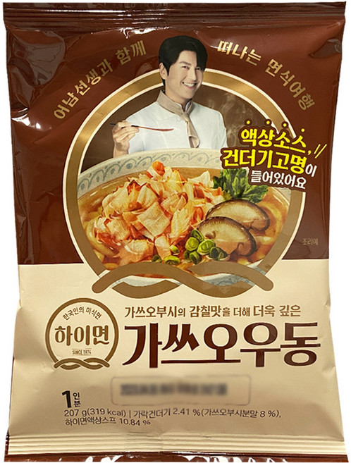 삼립 하이면우동 완도김, 207g, 1개