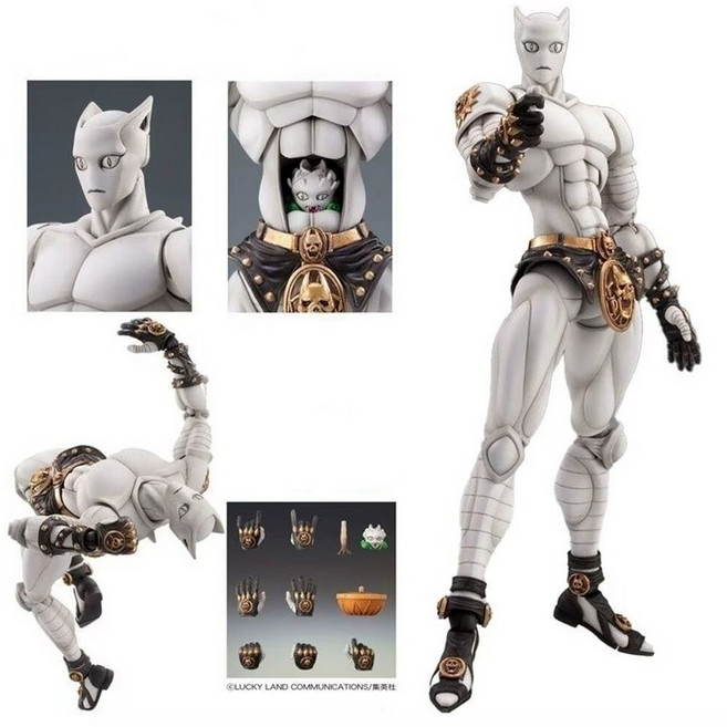 죠죠의 기묘한 모험 키라 요시카게 피규어 2종, B타입(화이트), 1개