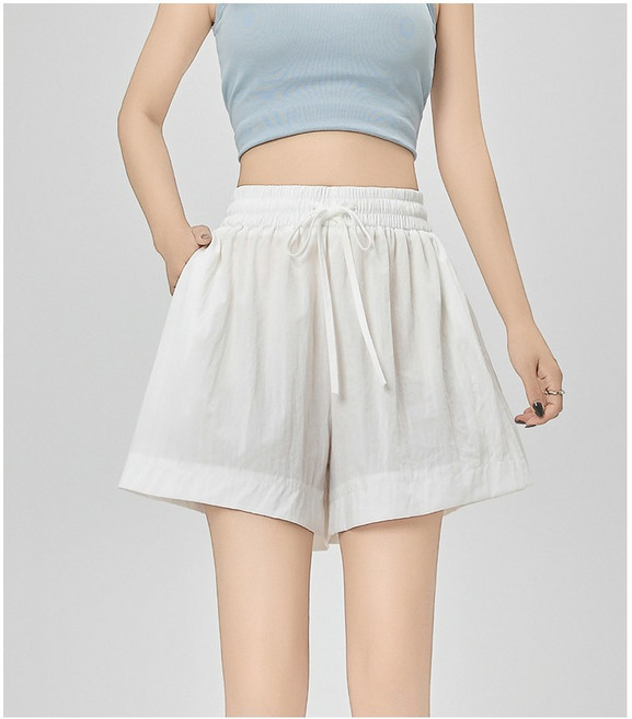 와이드 밀릭 여성 슬림 패션 A라인 쿨링 반바지