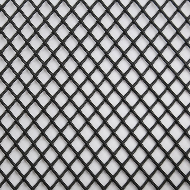 다용도 뱀망 PE망 마름모 낙엽방지 배수로 휀스 인테리어 1M단위, 3번 눈크기8mm 검정 60cm x 1m, 1개