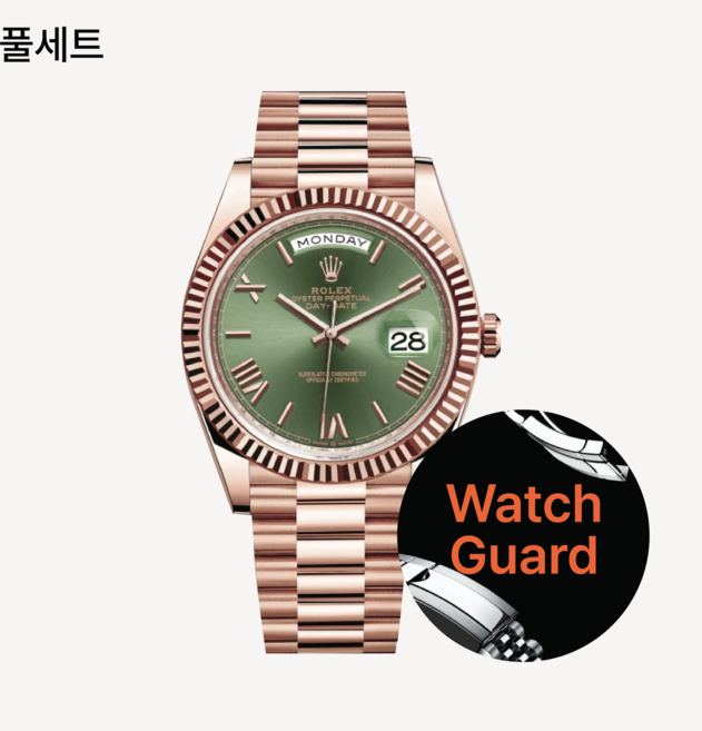 워치가드 (명품시계 보호필름) - 롤렉스 데이데이트 금통 풀세트 Ref. 228235 228236 228238 228239