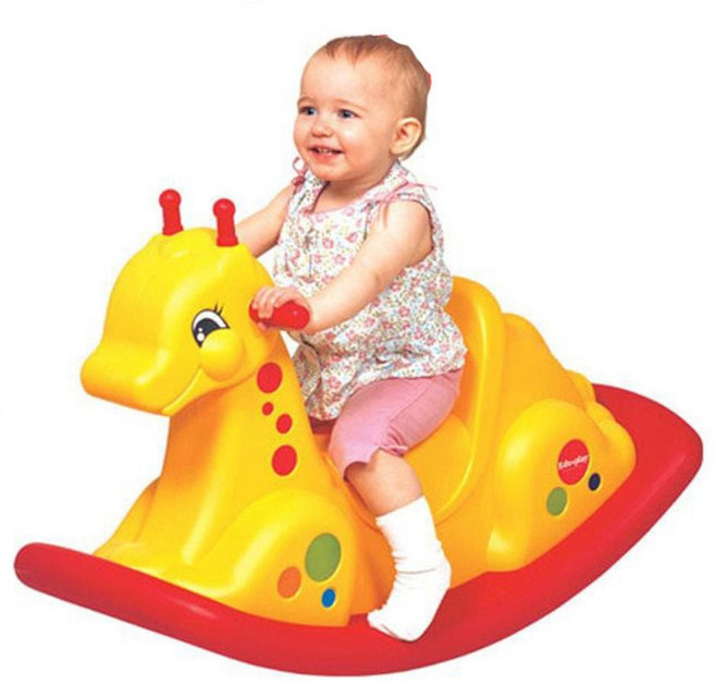 쿠쿠토이즈 흔들기린 유아 흔들말 어린이 승용완구 nys+1625SV