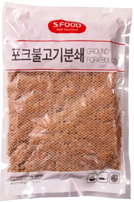 에쓰푸드 포크불고기분쇄 (냉동), 1개, 1kg