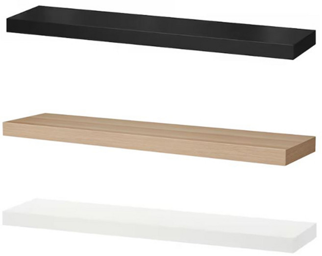 이케아 LACK 라크 벽선반 화이트 110x26 cm 702.821.81, 색상:화이트_702.821.81